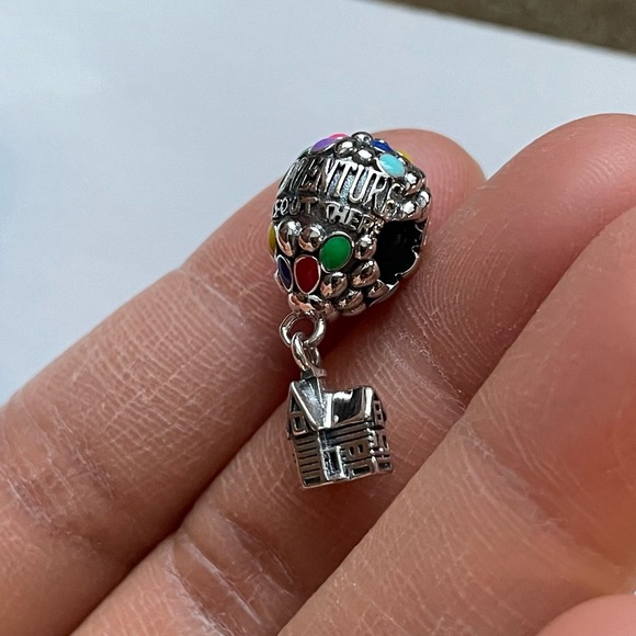 NWOT Disney Pixar Up House & Balloons Dangle Charm Dangle Charm Silver 925 - Picture 9 of 13